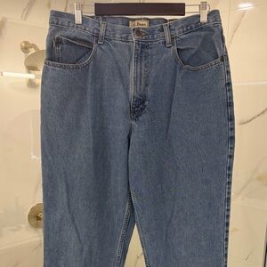 L.L. Bean Relaxed Fit Blue Jeans